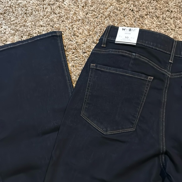 WHBM outlet High Rise skinny flare jeans size 10 short - Picture 2 of 2